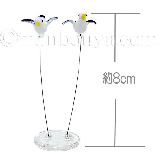 カモメ グッズ 鳥 雑貨 ガラス細工 ミニチュア 置物 水族館 お土産