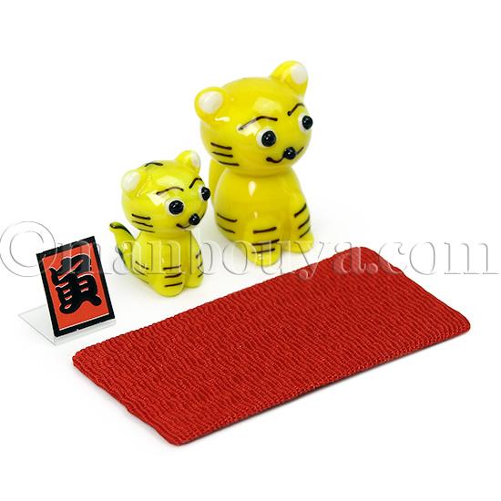 ガラス細工 ミニチュア 寅