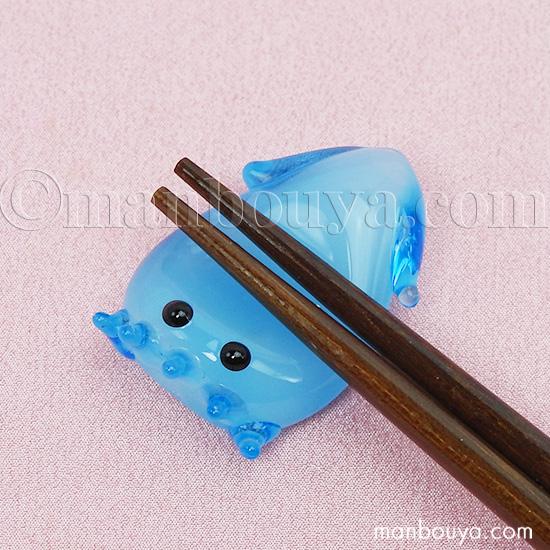 イカ グッズ 箸置き ガラス 水族館 お土産 海の生き物 キッチン 小物