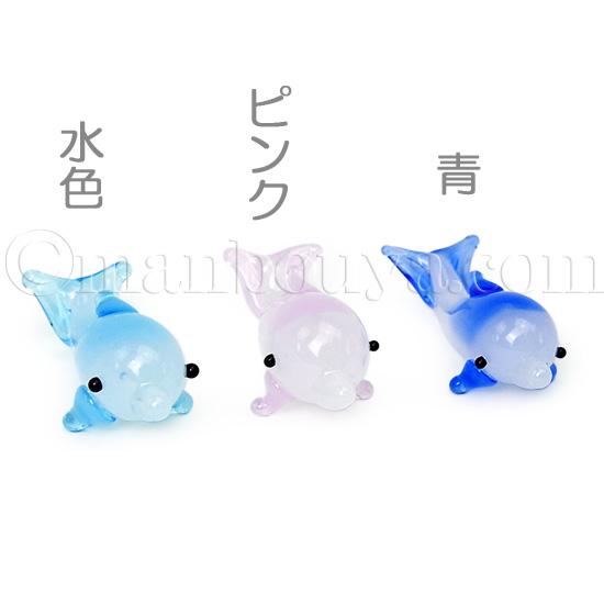 水族館 お土産 イルカ 雑貨 ガラス細工 ミニチュア 置物 S ビブロ