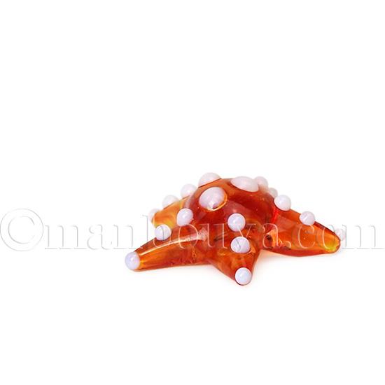 水族館 グッズ 海の生き物 ガラス細工 ミニチュア 雑貨 ヒトデ