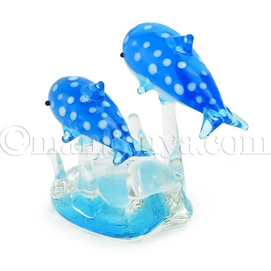 ジンベエザメ グッズ 雑貨 ガラス細工 ミニチュア 置物 水族館 お土産