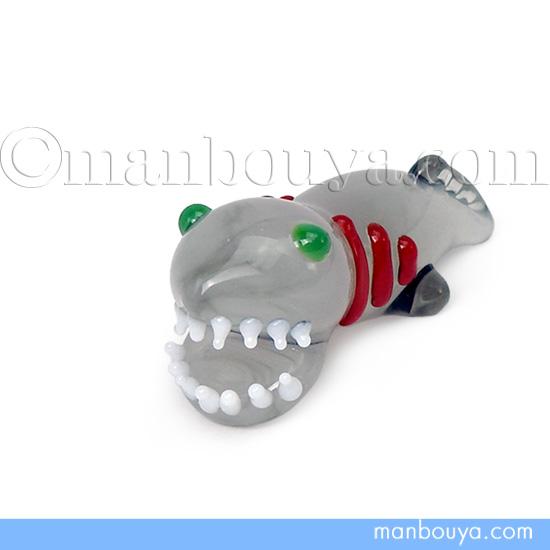 深海魚 グッズ サメ ガラス細工 ミニチュア 水族館 お土産 ラブカ