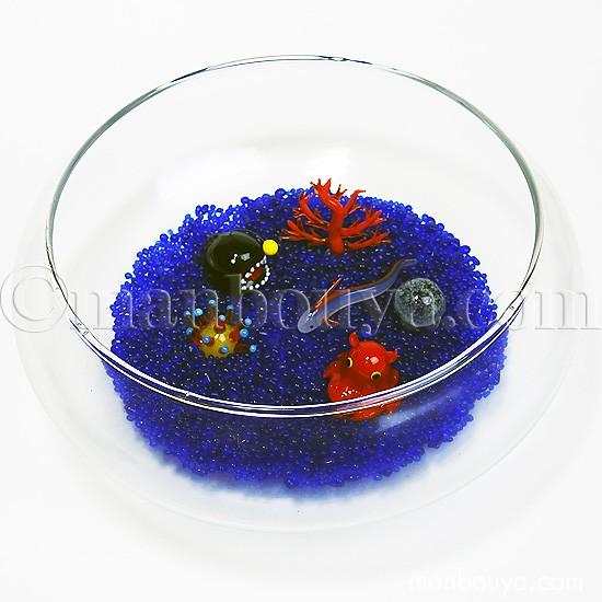 ガラス細工　ミニチュア　深海魚など 深海魚 グッズ ガラス細工 ミニチュア 置物 水族館 おみやげ