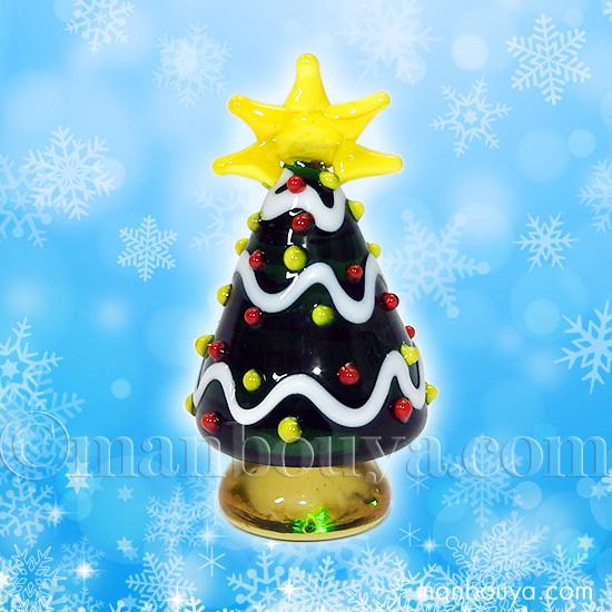 クリスマスツリー ミニチュア ガラス細工 フォーカート スイート