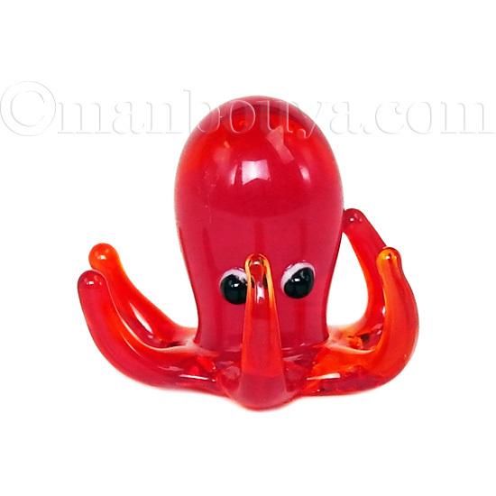 タコ グッズ ミニチュア ガラス細工 インテリア雑貨 水族館 たこ 腕