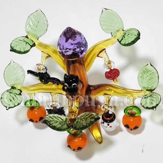 ハロウィン 飾り付け おしゃれ ガラス細工 ミニチュア 置物