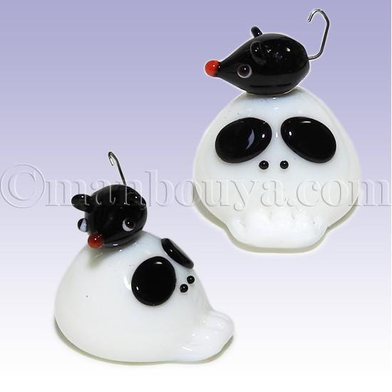 ハロウィン グッズ ガラス細工 ミニチュア 飾り フォーカート