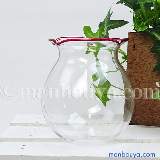 金魚鉢 ガラス おしゃれ インテリア雑貨 かわいい 小型 ちょこっと金魚鉢 直径65mm レッド Pl Fc まんぼう屋ドットコム Yahoo 店 通販 Yahoo ショッピング