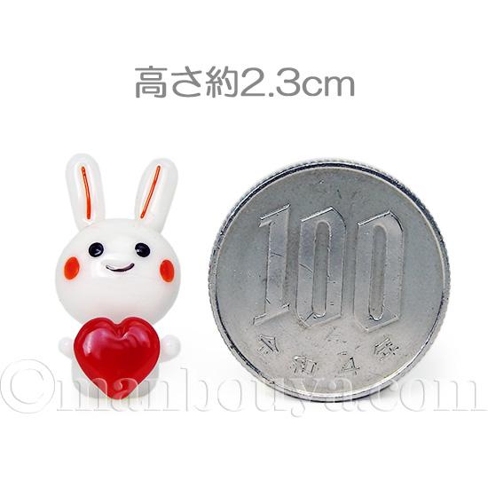 うさぎ 雑貨 ガラス細工 ミニチュア 置物 フォーカート ドキドキ