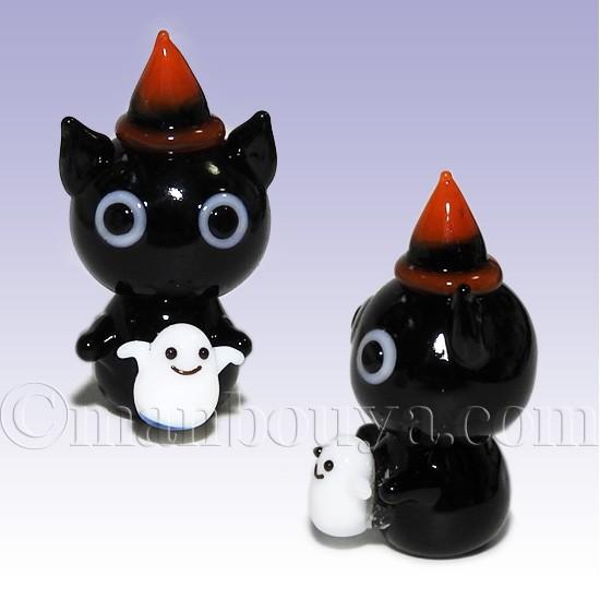 ハロウィン グッズ ガラス細工 ミニチュア 飾り フォーカート