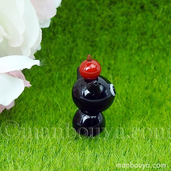 黒猫 グッズ ネコ 置物 ガラス細工 ミニチュア 雑貨 フォー