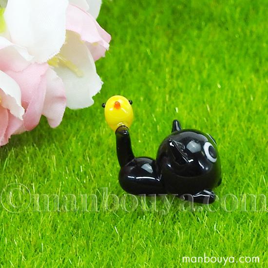 ガラス細工 くろねこ クロネコ 黒猫 黒 猫 ミニチュア その他  33個 黒猫 置物 ネコ ガラス細工 ミニチュア 雑貨 動物 飾りフォー