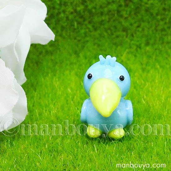 動物園 おみやげ ハシビロコウ グッズ ガラス細工 ミニチュア 置物