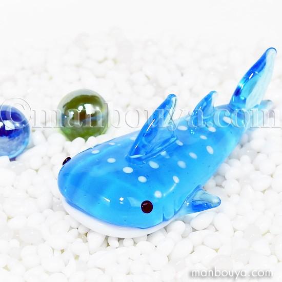ジンベエザメ グッズ ガラス細工 ミニチュア 雑貨 水族館 フォーカート ジンベイザメl ブルー Gcgo1s4otp オブジェ 置き物 Www Sprintmart Com
