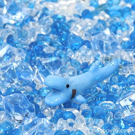深海 サメ グッズ ガラス細工 ミニチュア 雑貨 水族館 お土産 ラブカ