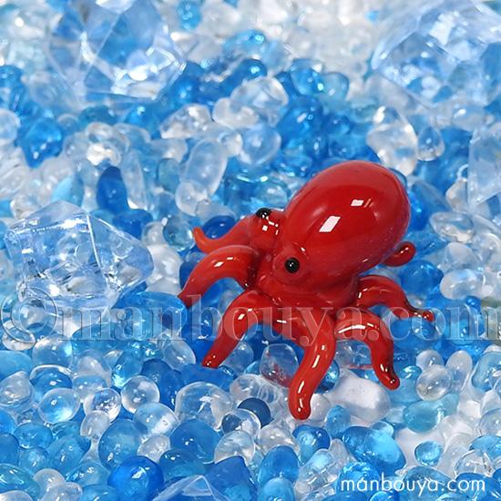 タコ グッズ たこ 雑貨 ミニチュア ガラス細工 水族館 お土産 ミズダコ