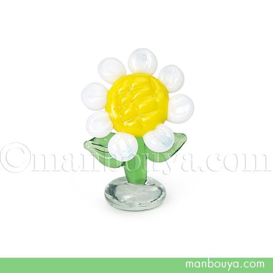 ミニチュア ガラス細工 花 植物 ディスプレイ用品 グラススクエア