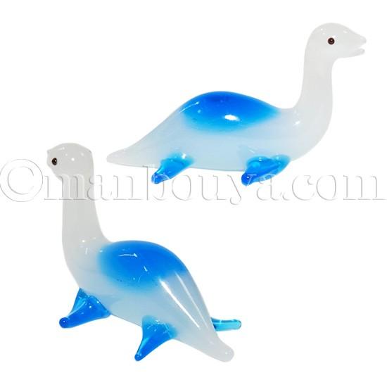 11 blue　ガラス細工　ミニチュア 恐竜 グッズ ガラス細工 ミニチュア 雑貨 グラススクエア プチ