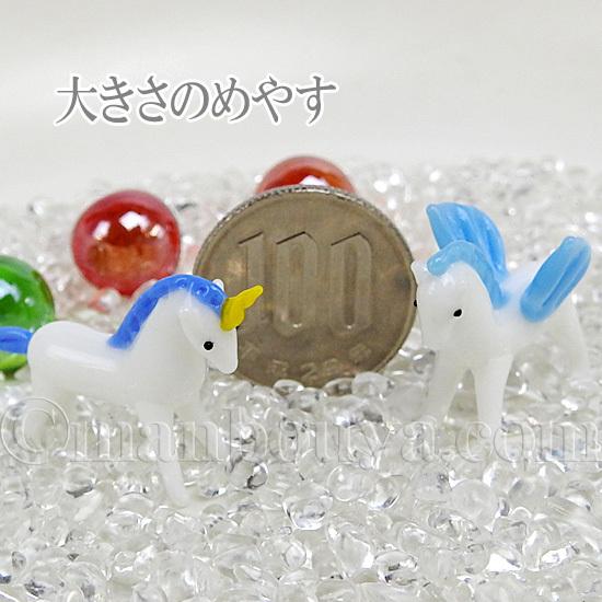 ガラス細工　ミニチュア　馬　うま ガラス細工 動物 馬 インテリア雑貨 ミニチュア 置物【ウマ
