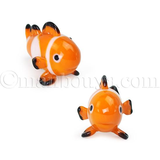 ガラス細工　熱帯魚 Amazon.co.jp: （イスイ）YISHUI ガラス 魚 置物 インテリア