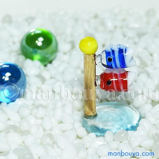 鯉のぼり ガラス細工 ミニチュア 雑貨 グラススクエア こいのぼり 小