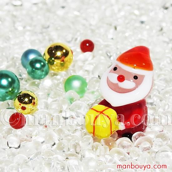ガラス細工　ミニチュア　サンタ　クリスマス ガラス細工：サンタ Rのご紹介｜有限会社グラススクエア