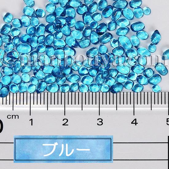 インテリア ガラス 石 さざれ 水槽 底石 グラスサンド 80g 7カラー