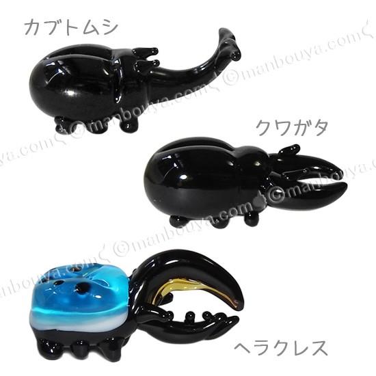 昆虫 おもちゃ ミニチュア ガラス細工 セット 甲虫たちのおやつタイム