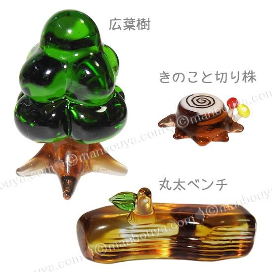 昆虫 おもちゃ ミニチュア ガラス細工 セット 甲虫たちのおやつタイム