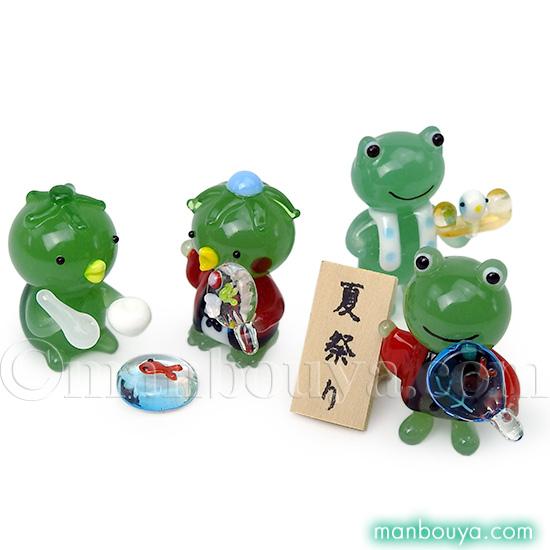 カエル 河童 置き物
