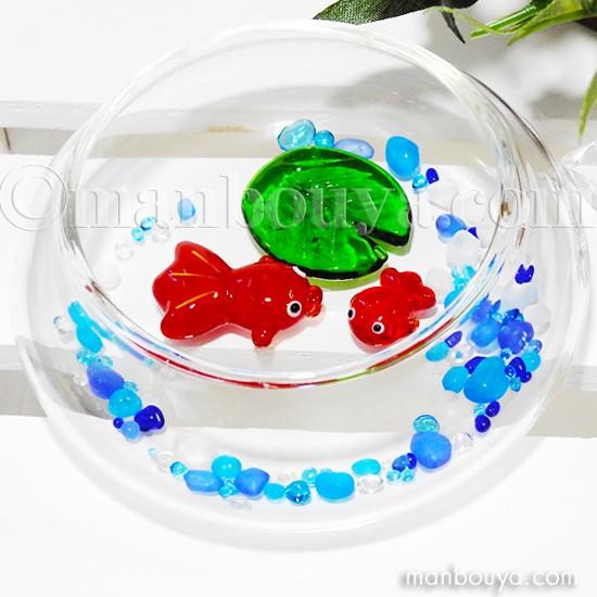 ミニチュア ガラス細工 セット 金魚 グッズ 雑貨 涼のミニ水盤 きんぎょの親子 Pl Pm47 まんぼう屋ドットコム Yahoo 店 通販 Yahoo ショッピング