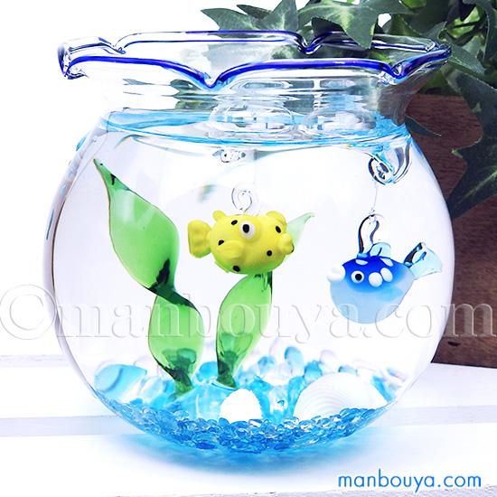 ガラス細工　浮き玉　セット ガラス細工 ミニチュア 魚 浮き玉 プレゼント 水族館 お土産 浮き球