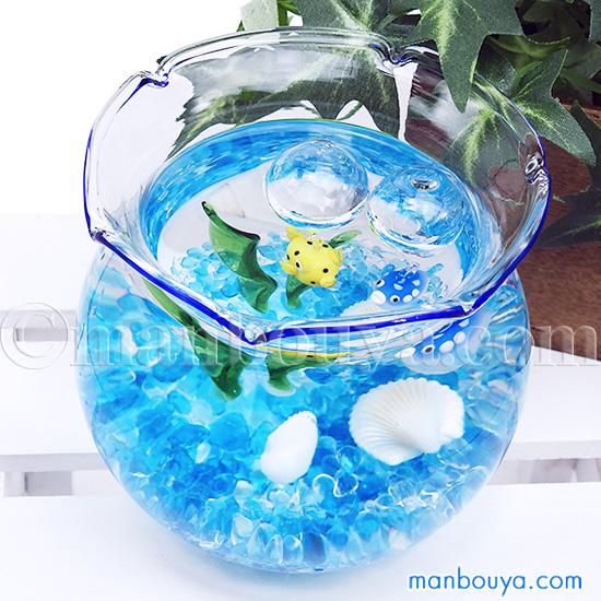 ガラス細工 ミニチュア 魚 浮き玉 プレゼント 水族館 お土産 浮き球