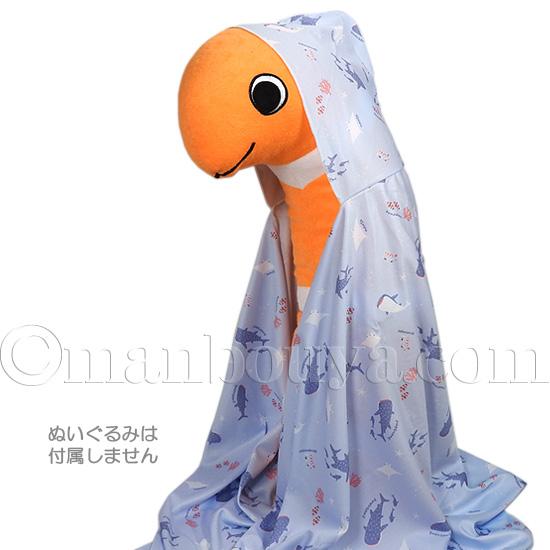サメ グッズ クールタオル フード付き 冷感 ひんやりタオル