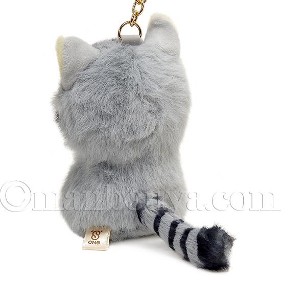 マヌルネコ ぬいぐるみキーホルダー チャーム 猫 マスコット エスワン