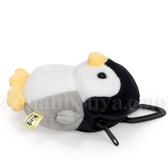 ぬいぐるみポーチ・パペット用リボンサンダル★クリーム★ビーマイン ペンギン ぬいぐるみ ポーチ 小物入れ 水族館グッズ サンレモン