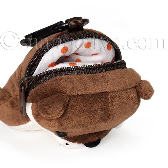 カワウソ ぬいぐるみ ポーチ 小物入れ コインパース サンレモン