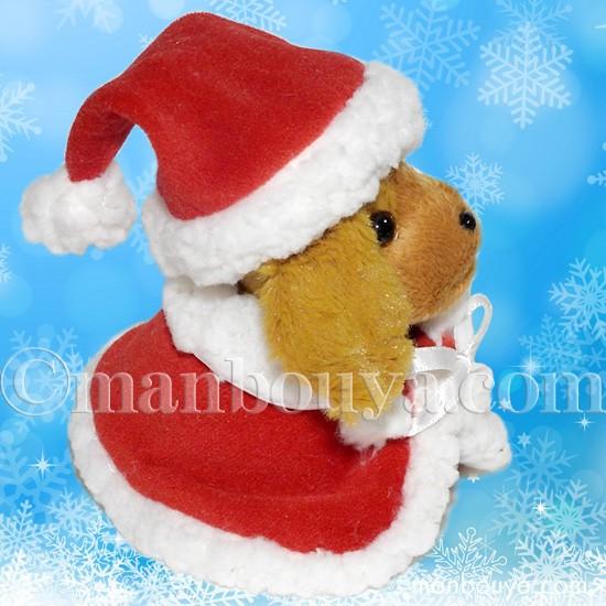 クリスマス ぬいぐるみ 犬 TAKENOKO たけのこ ミニダックスフント 茶