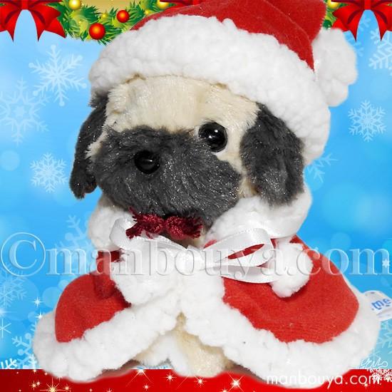 クリスマス ぬいぐるみ 犬 Takenoko たけのこ パグ ベージュ サンタ衣装 まんぼう屋ドットコム Tk 434xmas まんぼう屋ドットコム Yahoo 店 通販 Yahoo ショッピング
