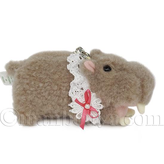 15センチ ジョイフルメイト カバ かわいい カバ ぬいぐるみ ピンク たけのこ TAKENOKO JOYFUL