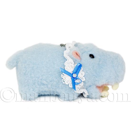 かわいい カバ ぬいぐるみ ブルー たけのこ TAKENOKO JOYFUL MATES