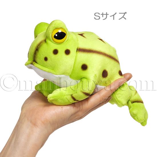 10%OFF カエル ぬいぐるみ ベルツノガエル アニマニア 3サイズ