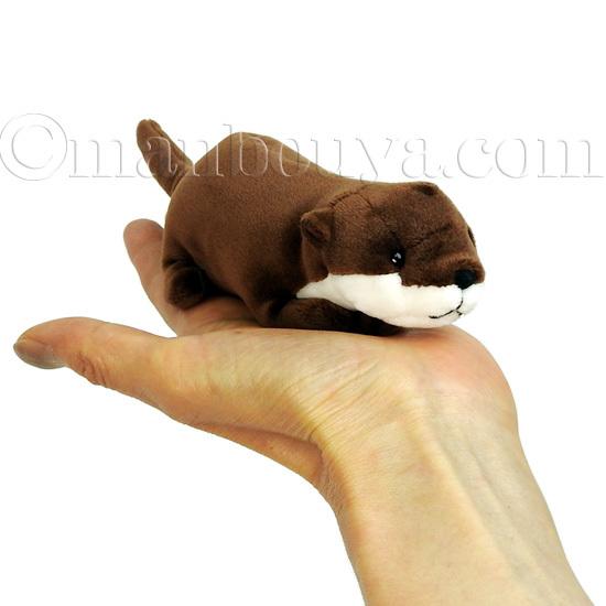 動物 カワウソ ぬいぐるみ ぽけぷに TAKE OFF かわうそ ダークブラウン