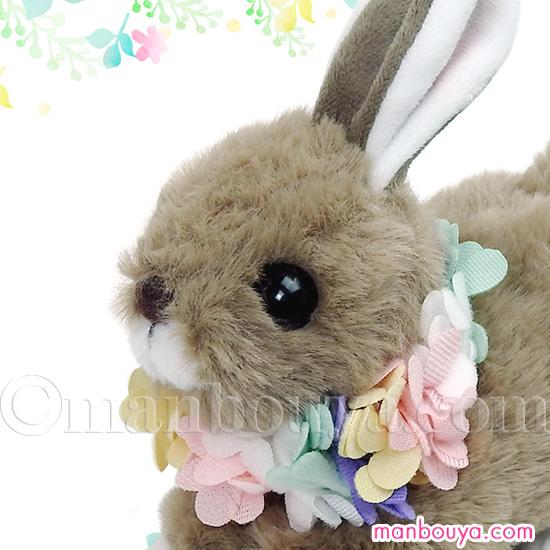 うさぎ ぬいぐるみ ふわふわ 長い耳 アクセサリー セット