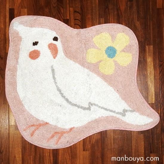 小鳥 グッズ インテリア 雑貨 かわいい フロアマット 玄関 キッチン 洗える 室内用 インコ ピンク 53 61cm To 3519 まんぼう屋ドットコム Yahoo 店 通販 Yahoo ショッピング