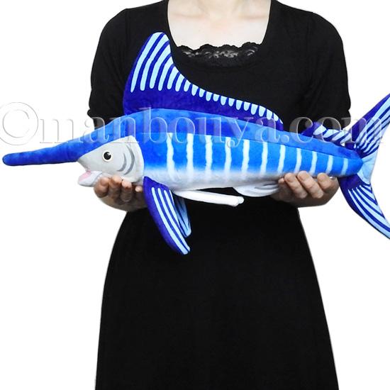 魚 カジキ ぬいぐるみ おもちゃ TST101 太洋産業貿易 美味しい魚シリーズ マカジキ 55cm｜manbouya｜03
