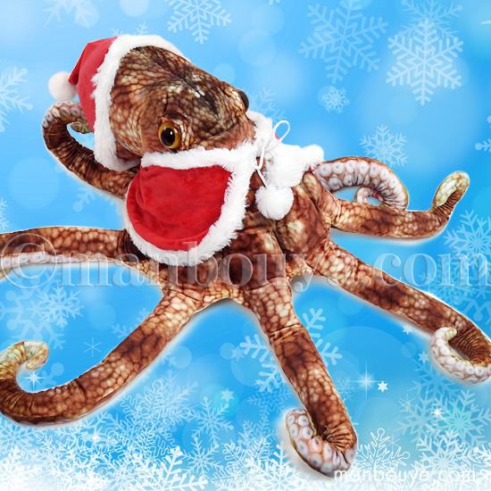 クリスマス ぬいぐるみ タコ リアル 太洋産業貿易 さかなクン クリスマス ぬいぐるみ タコ リアル 太洋産業貿易 さかなクン