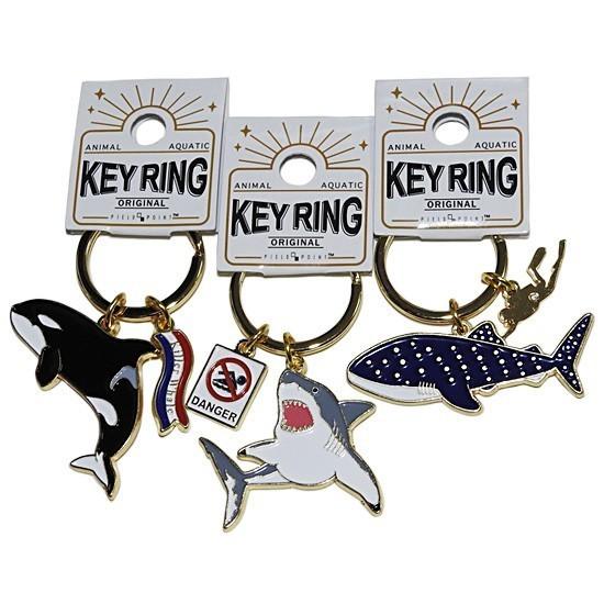 ジンベエザメ グッズ 水族館 キーホルダー おしゃれ ワールド