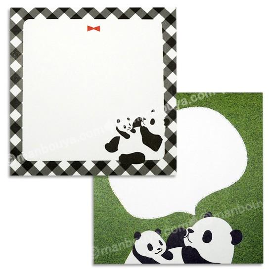 パンダ グッズ 雑貨 動物園 文房具 メモ帳 ワールド商事 アクアチック